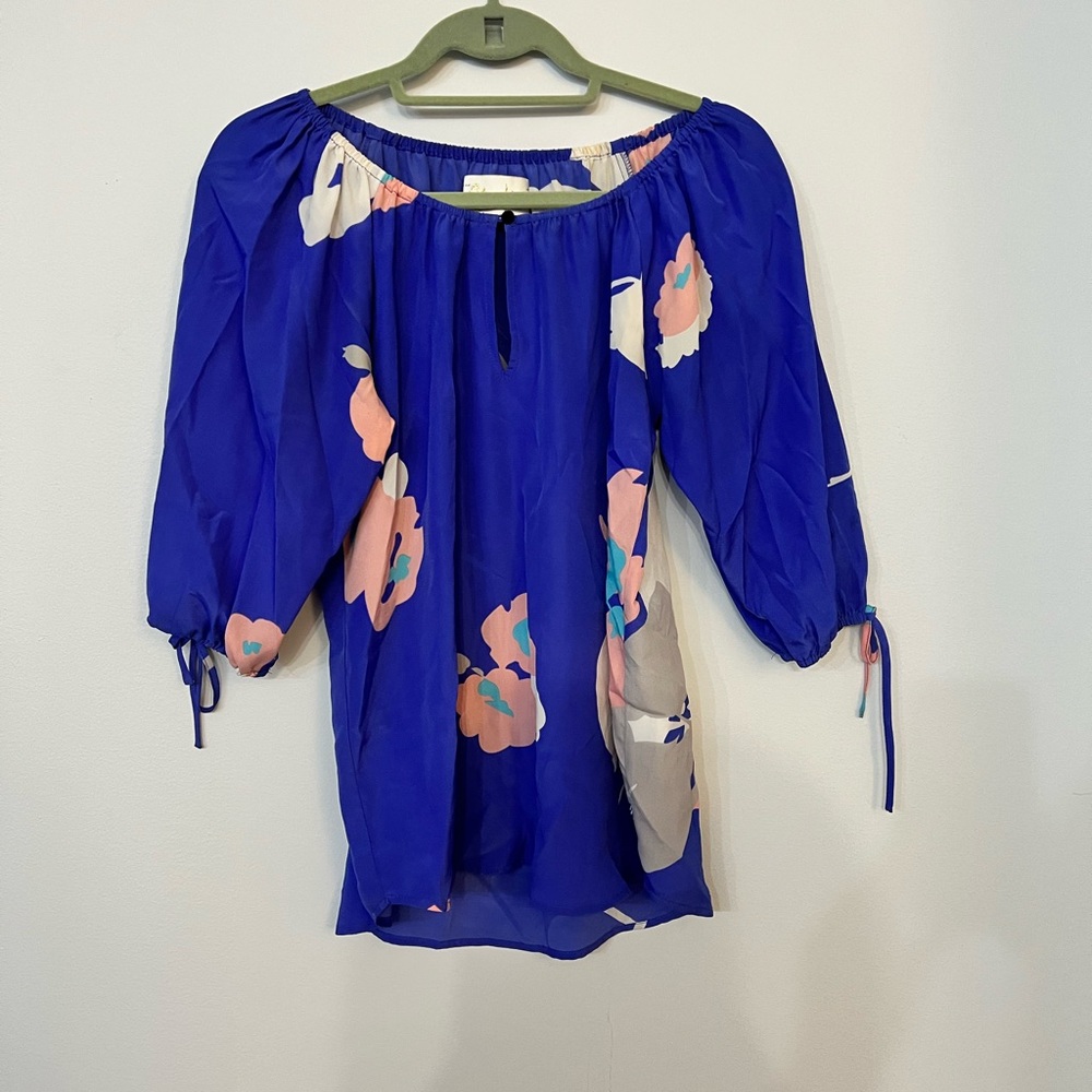 Yumi Kim Top Shirt Silk Flower Small